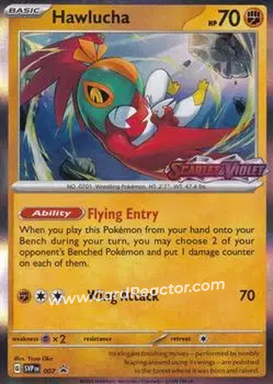 2023-25 Pokémon Scarlet & Violet Black Star Promos #007a - ルチャブル