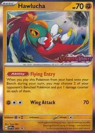 2023-25 Pokémon Scarlet & Violet Black Star Promos #007a - ルチャブル