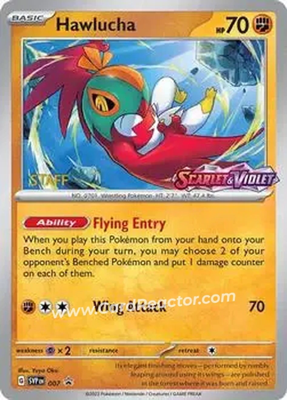 2023-25 Pokémon Scarlet & Violet Black Star Promos #007b - ルチャブル