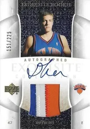 2005-06 Upper Deck Exquisite Collection #69-AP - David Lee - New York Knicks