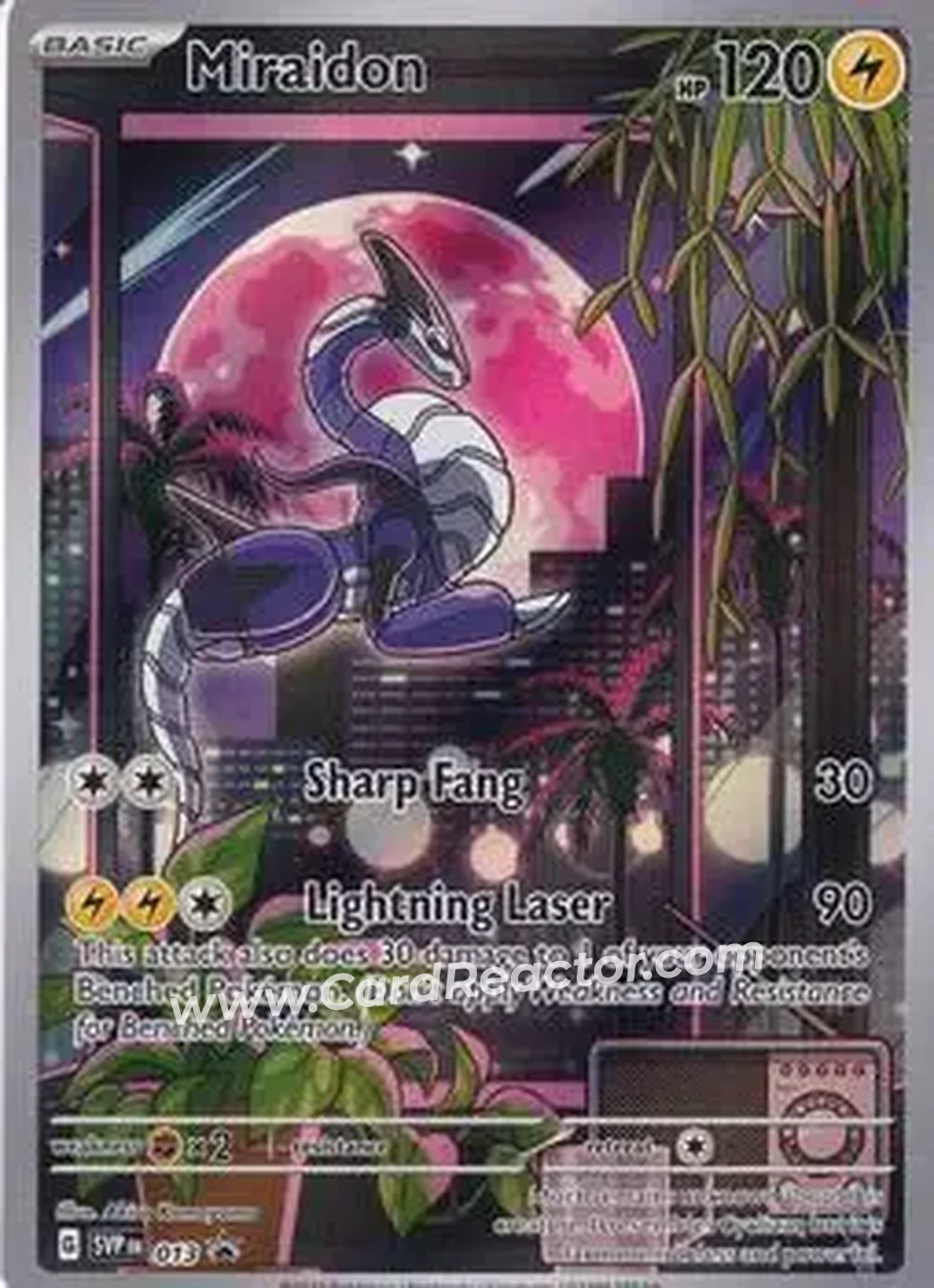 2023-25 Pokémon Scarlet & Violet Black Star Promos #013 - Miraidon - Front