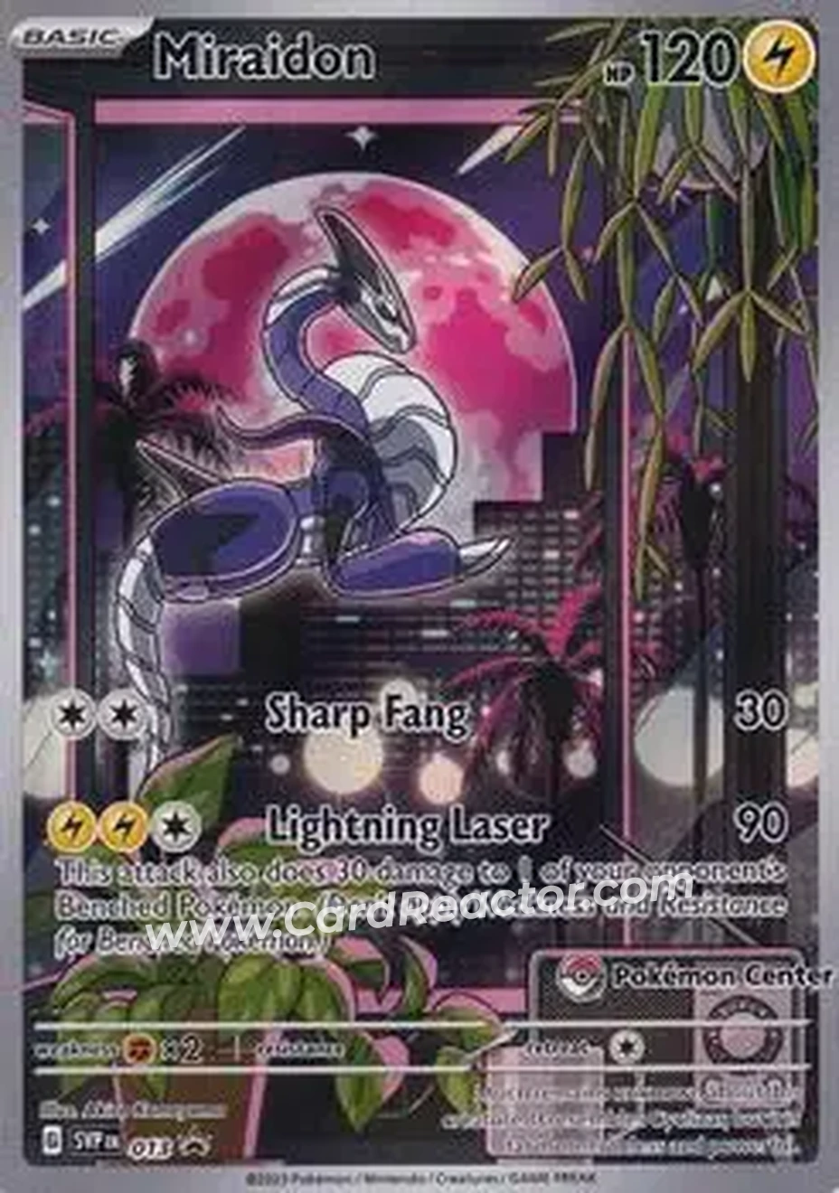 2023-25 Pokémon Scarlet & Violet Black Star Promos #013b - Miraidon - Front