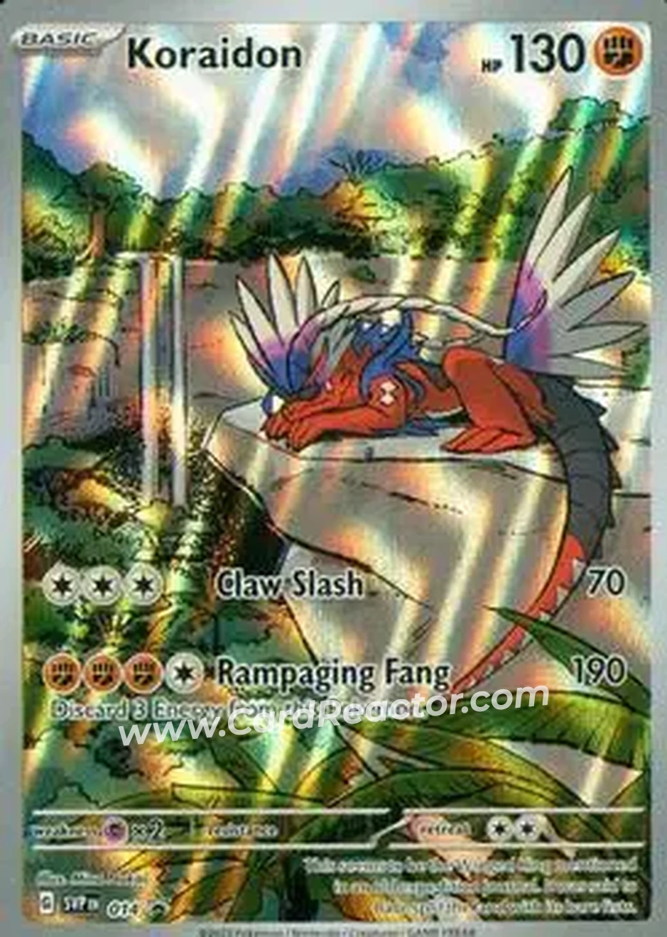 2023-25 Pokémon Scarlet & Violet Black Star Promos #014 - Koraidon - Front