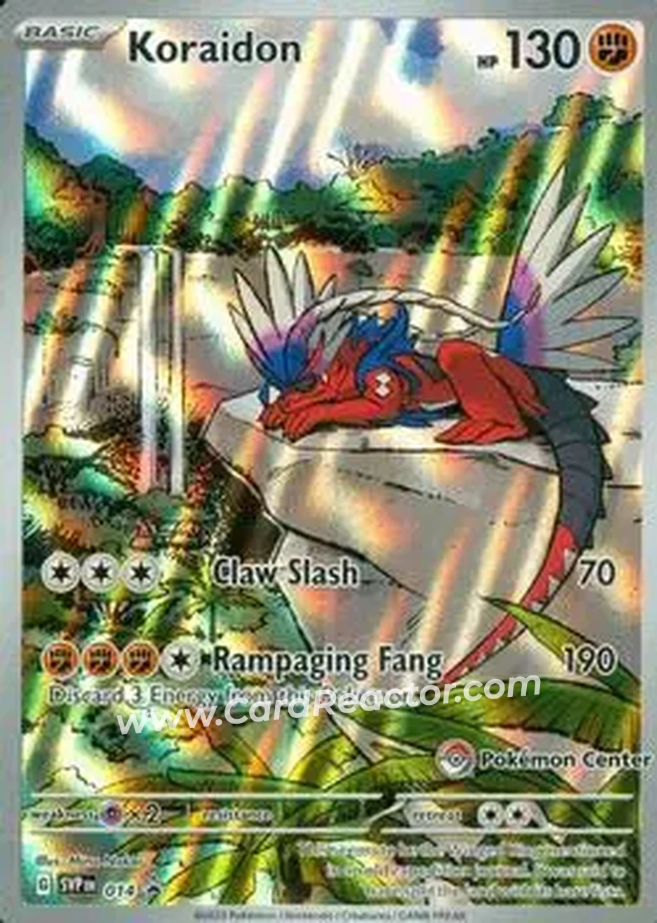 2023-25 Pokémon Scarlet & Violet Black Star Promos #014b - Koraidon - Front