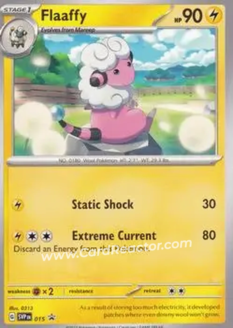 2023-25 Pokémon Scarlet & Violet Black Star Promos #015 - Flaaffy - Front