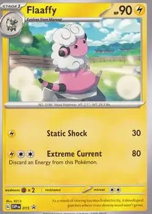 2023-25 Pokémon Scarlet & Violet Black Star Promos #015 - Flaaffy