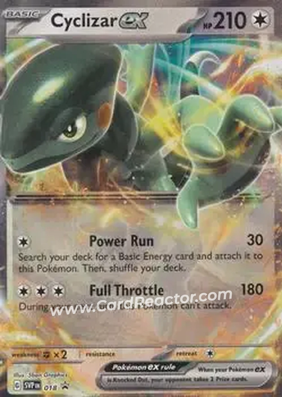 2023-25 Pokémon Scarlet & Violet Black Star Promos #018 - モトトカゲ - Front