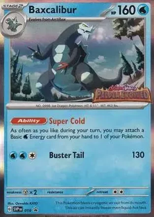 2023-25 Pokémon Scarlet & Violet Black Star Promos #019 - Baxcalibur