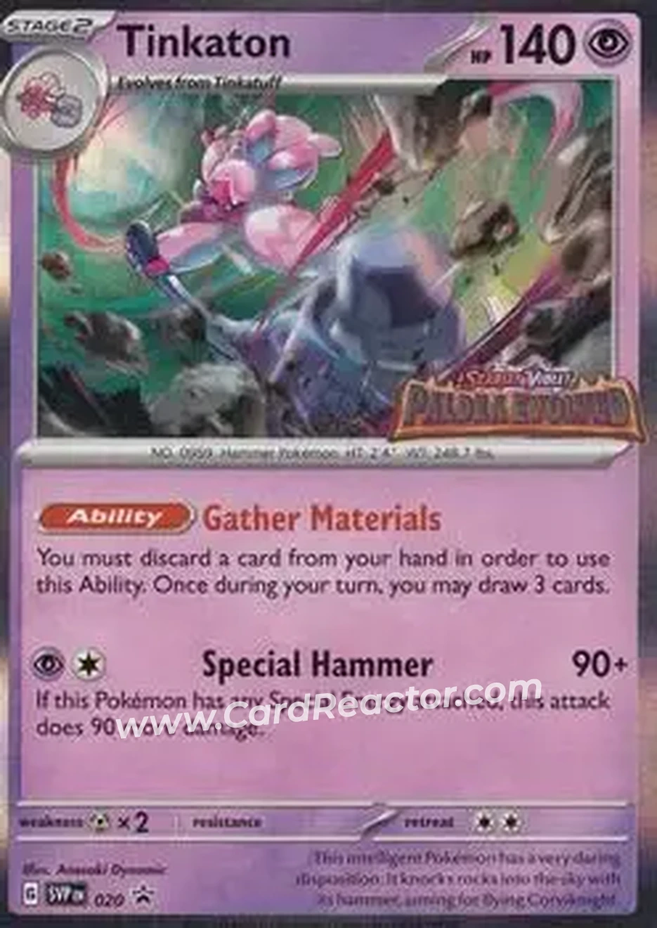 2023-25 Pokémon Scarlet & Violet Black Star Promos #020 - Tinkaton