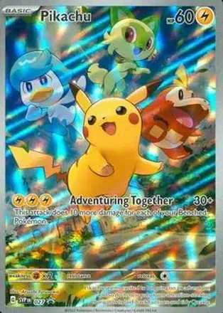 2023-25 Pokémon Scarlet & Violet Black Star Promos #027 - Pikachu