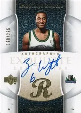 2005-06 Upper Deck Exquisite Collection #89-AP - Bracey Wright - Minnesota Timberwolves