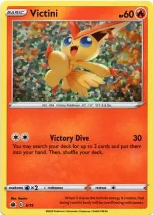 2022 Pokemon McDonald's Match Battle #5/15 - Victini