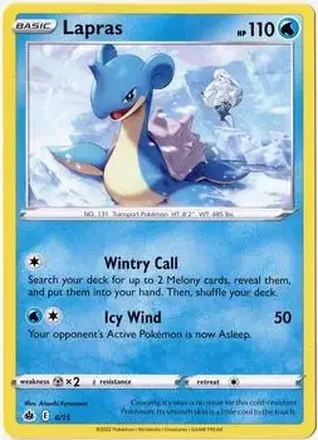 2022 Pokemon McDonald's Match Battle #6/15 - Lapras