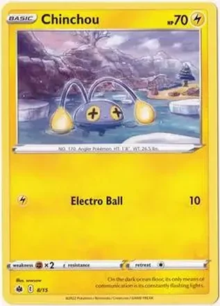 2022 Pokemon McDonald's Match Battle #8/15 - Chinchou