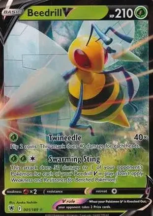 2022 Pokemon Sword & Shield Astral Radiance #001/189 - Beedrill
