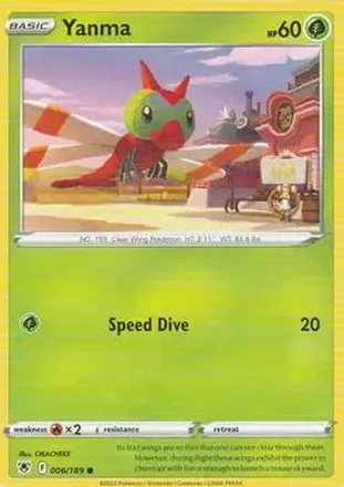2022 Pokemon Sword & Shield Astral Radiance #006/189 - Yanma