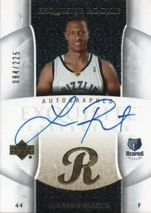 2005-06 Upper Deck Exquisite Collection #95-AP - Lawrence Roberts - Memphis Grizzlies