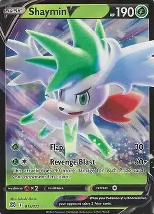 2022 Pokemon Sword & Shield Brilliant Stars #013/172 - Shaymin
