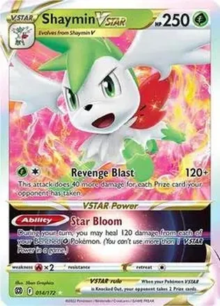 2022 Pokemon Sword & Shield Brilliant Stars #014/172 - Shaymin