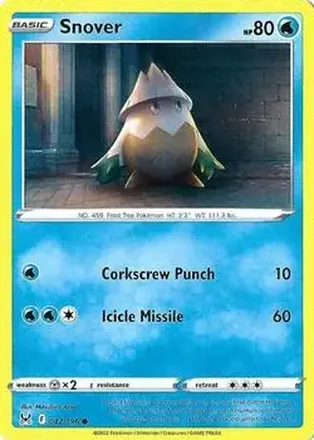 2022 Pokemon Sword & Shield Lost Origin #042/196 - ユキカブリ