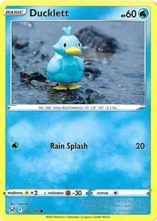 2022 Pokemon Sword & Shield Lost Origin #046/196 - Ducklett
