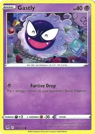 2022 Pokemon Sword & Shield Lost Origin #064/196 - Gastly