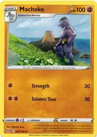 2022 Pokemon Sword & Shield Lost Origin #087/196 - Machoke