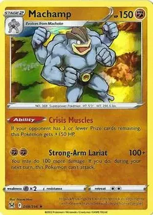 2022 Pokemon Sword & Shield Lost Origin #088/196 - Machamp