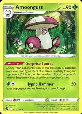 2022 Pokemon Sword & Shield Silver Tempest #012/195 - モロバレル