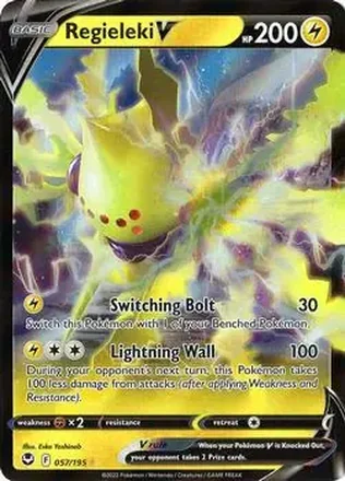 2022 Pokemon Sword & Shield Silver Tempest #057/195 - Regieleki
