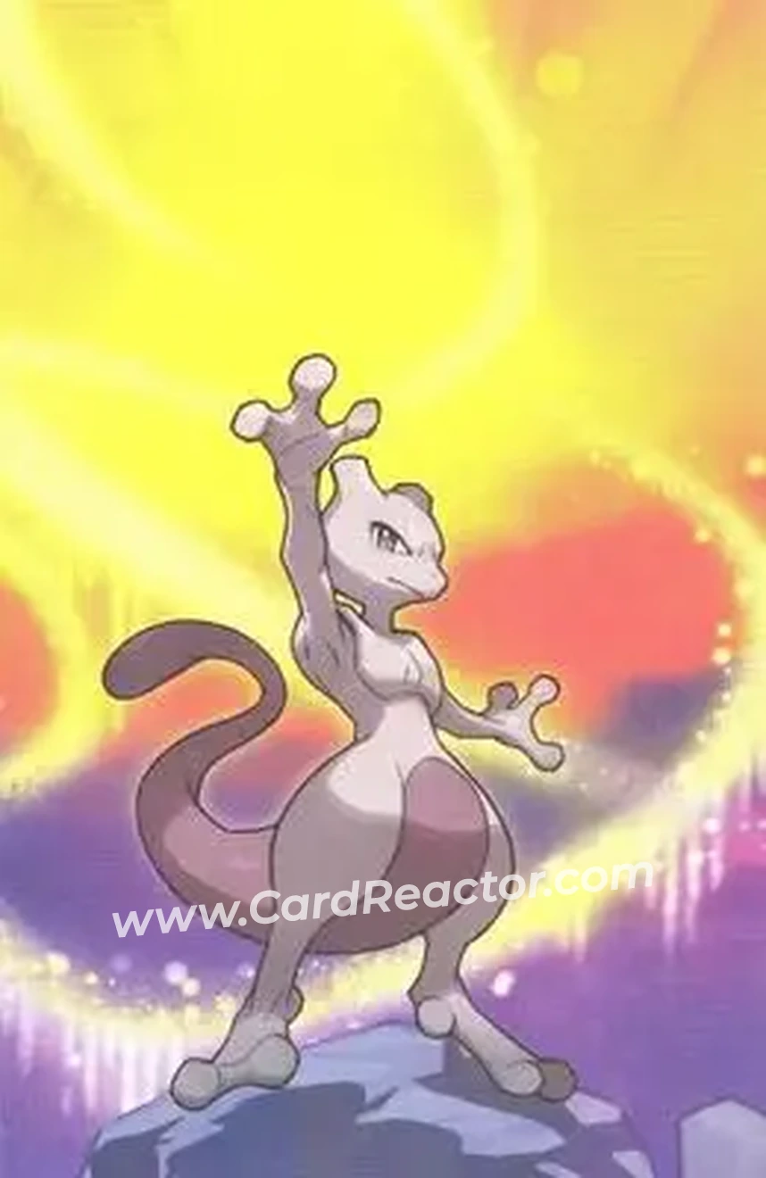2021 Pokemon Kanto Power Mini-Tin Art Cards #NNO - Mewtwo - Front