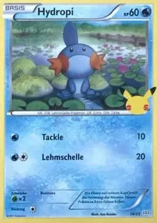 2021 Pokemon McDonald's 25th Anniversary Special Edition (German) #19/25 - Mudkip
