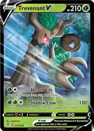 2021 Pokemon Sword & Shield Evolving Skies #013/203 - Trevenant