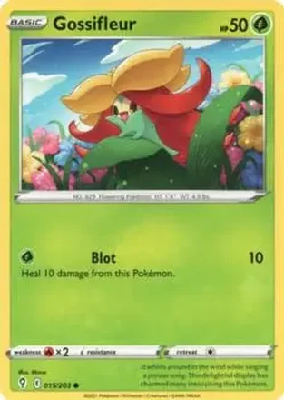 2021 Pokemon Sword & Shield Evolving Skies #015/203 - Gossifleur