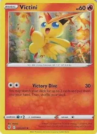 2021 Pokemon Sword & Shield Evolving Skies #020/203 - Victini