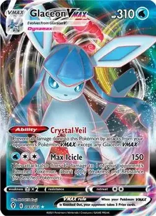 2021 Pokemon Sword & Shield Evolving Skies feature card