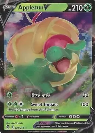 2021 Pokemon Sword & Shield Fusion Strike #026/264 - タルップル