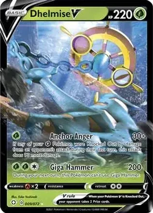 2021 Pokemon Sword & Shield Shining Fates #009/072 - Dhelmise