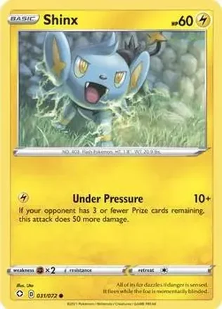 2021 Pokemon Sword & Shield Shining Fates #031/072 - コリンク