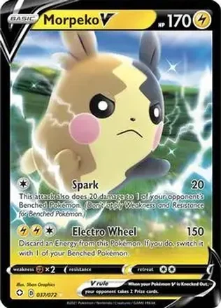 2021 Pokemon Sword & Shield Shining Fates #037/072 - Morpeko