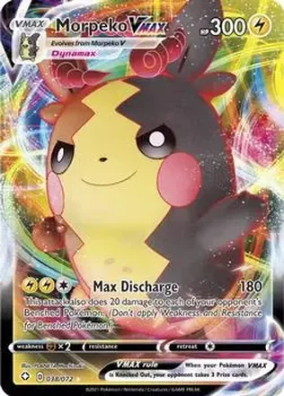2021 Pokemon Sword & Shield Shining Fates #038/072 - Morpeko