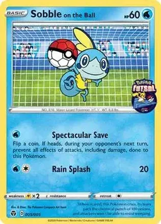 2020 Pokemon Futsal Promos #005/005 Sobble