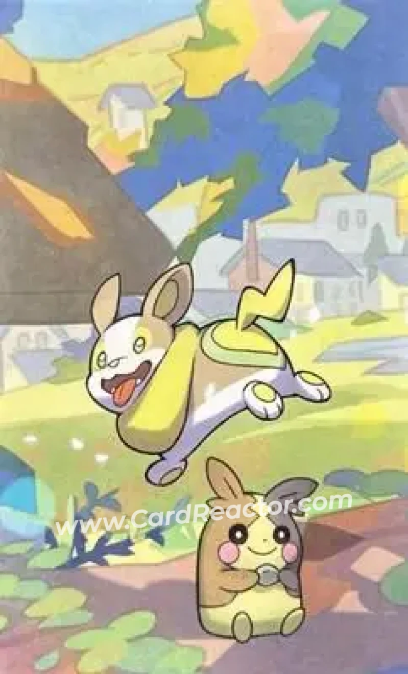 2020 Pokemon Galar Pals Mini-Tin Art Cards #NNO - Yamper - Morpeko - Front