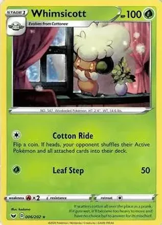 2020 Pokemon Sword & Shield #006/202 - エルフーン
