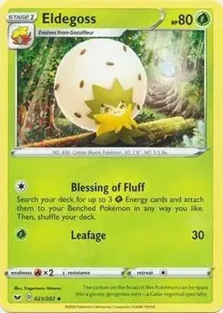 2020 Pokemon Sword & Shield #021/202 - Eldegoss