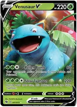 2020 Pokemon Sword & Shield Champion's Path #001/073 - Venusaur
