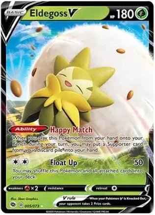 2020 Pokemon Sword & Shield Champion's Path #005/073 - Eldegoss