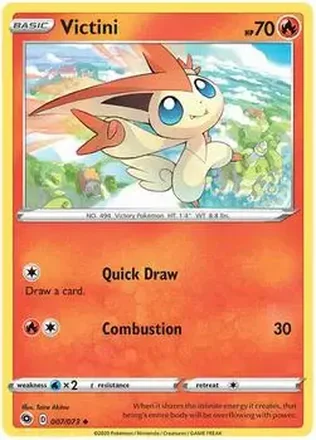 2020 Pokemon Sword & Shield Champion's Path #007/073 - Victini