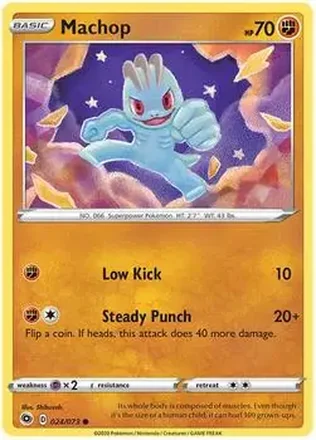 2020 Pokemon Sword & Shield Champion's Path #024/073 - Machop