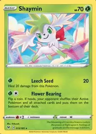2020 Pokemon Sword & Shield Vivid Voltage #015/185 - Shaymin